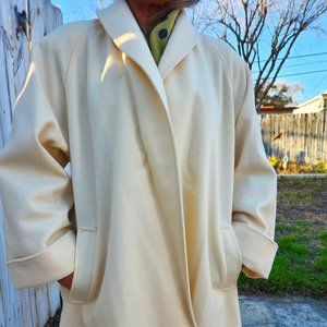 Wool Blend Oversized Swing Coat